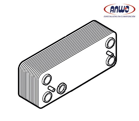 INTERCAMBIADOR A/A PRIME HT 330 - 22 PLACAS